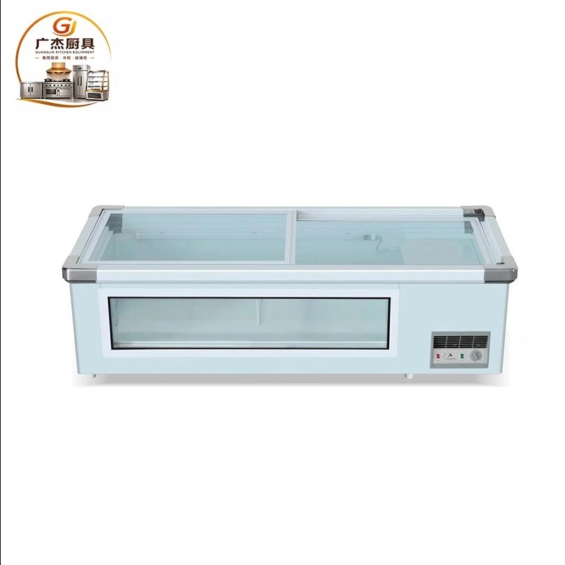 Commercial refrigerated display cabinet for chilled retail food