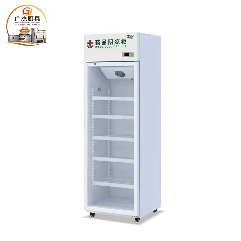 Alternate view of commercial pharmaceutical cool cabinet