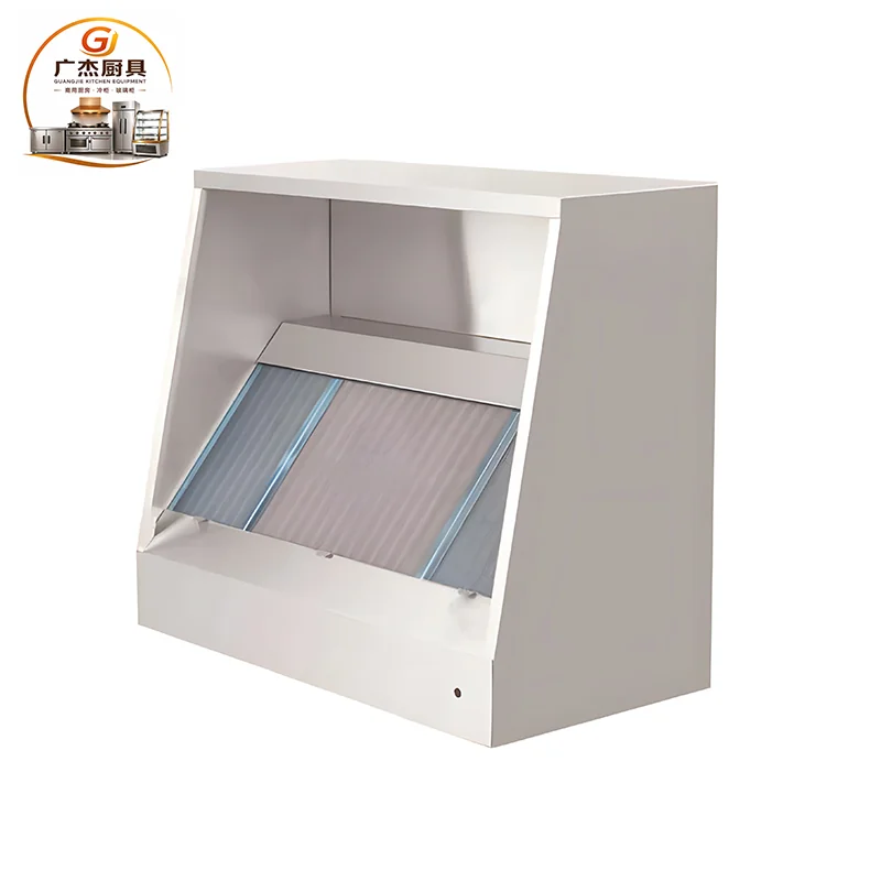 Flat-packed commercial kitchen exhaust hood