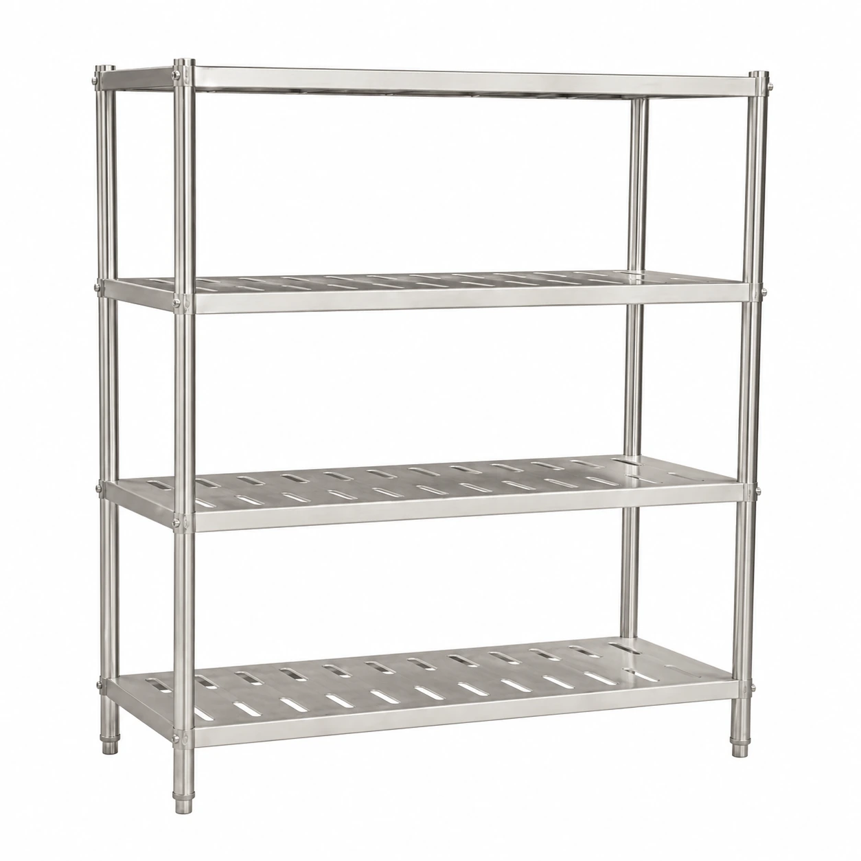 ZZSCCKH four-layer stainless steel punched shelf