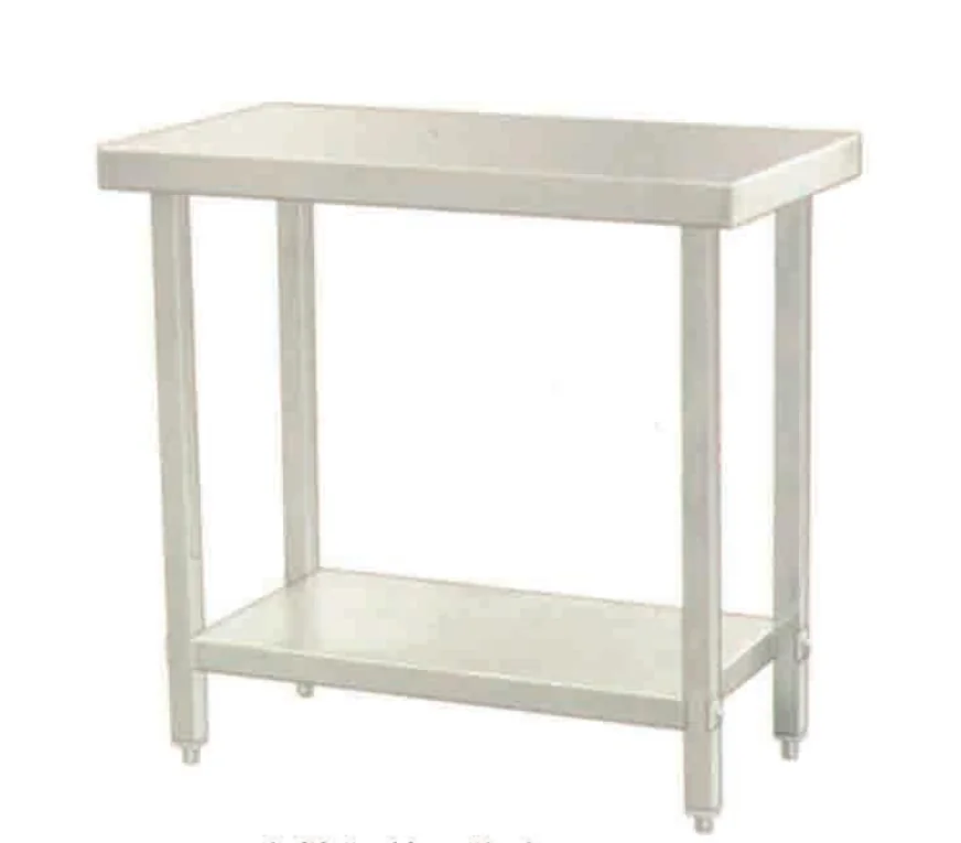 Commercial stainless steel work table with undershelf