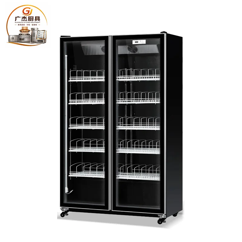 Alternate view of commercial wine and beverage display cooler