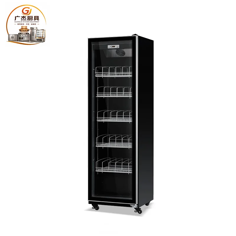 Commercial wine and beverage display cooler