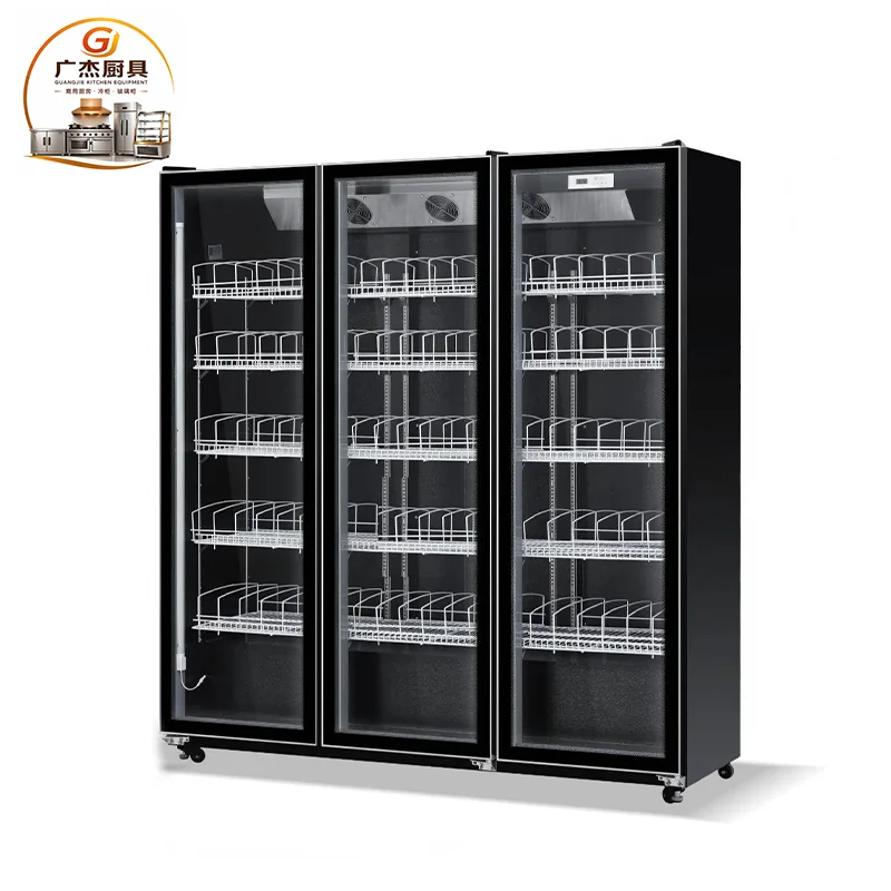 Commercial wine and beverage display cooler product view