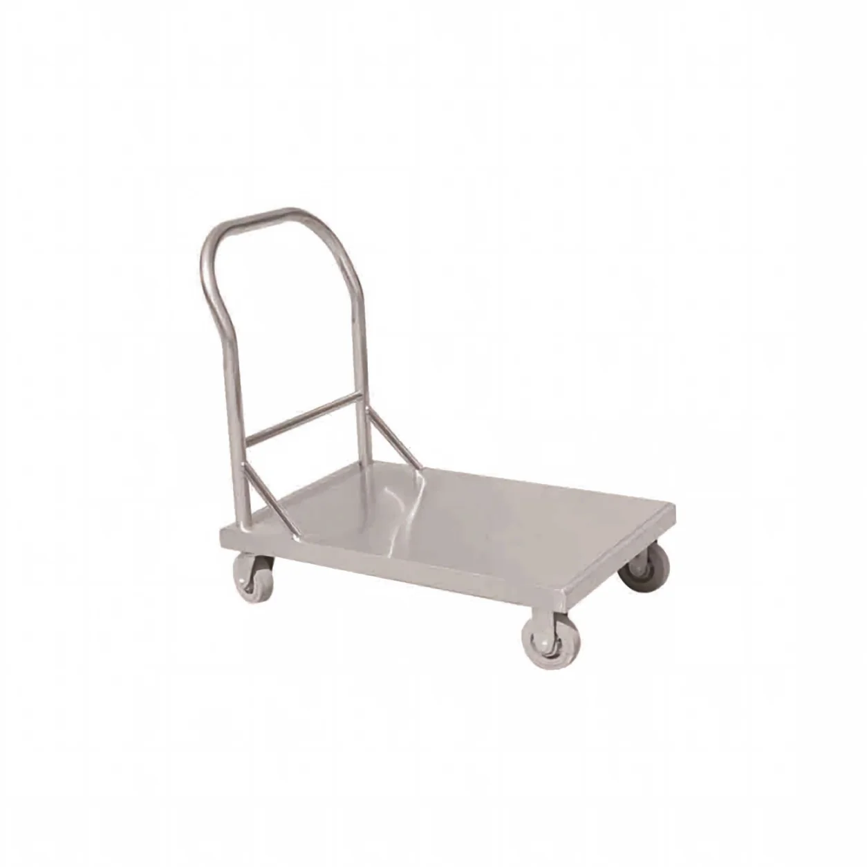 PB stainless steel flat board trolley for food-processing material movement