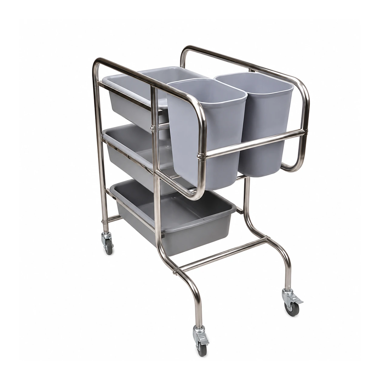 SWC-2 double-layer dish collecting trolley