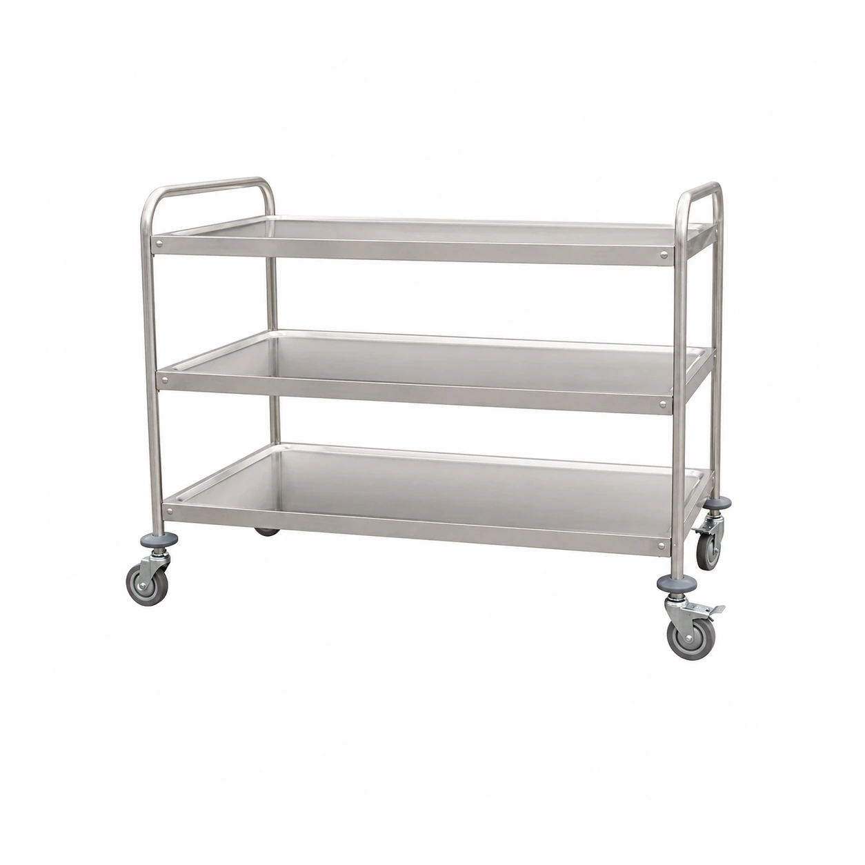 TLT three-layer stainless steel trolley for ingredient transport