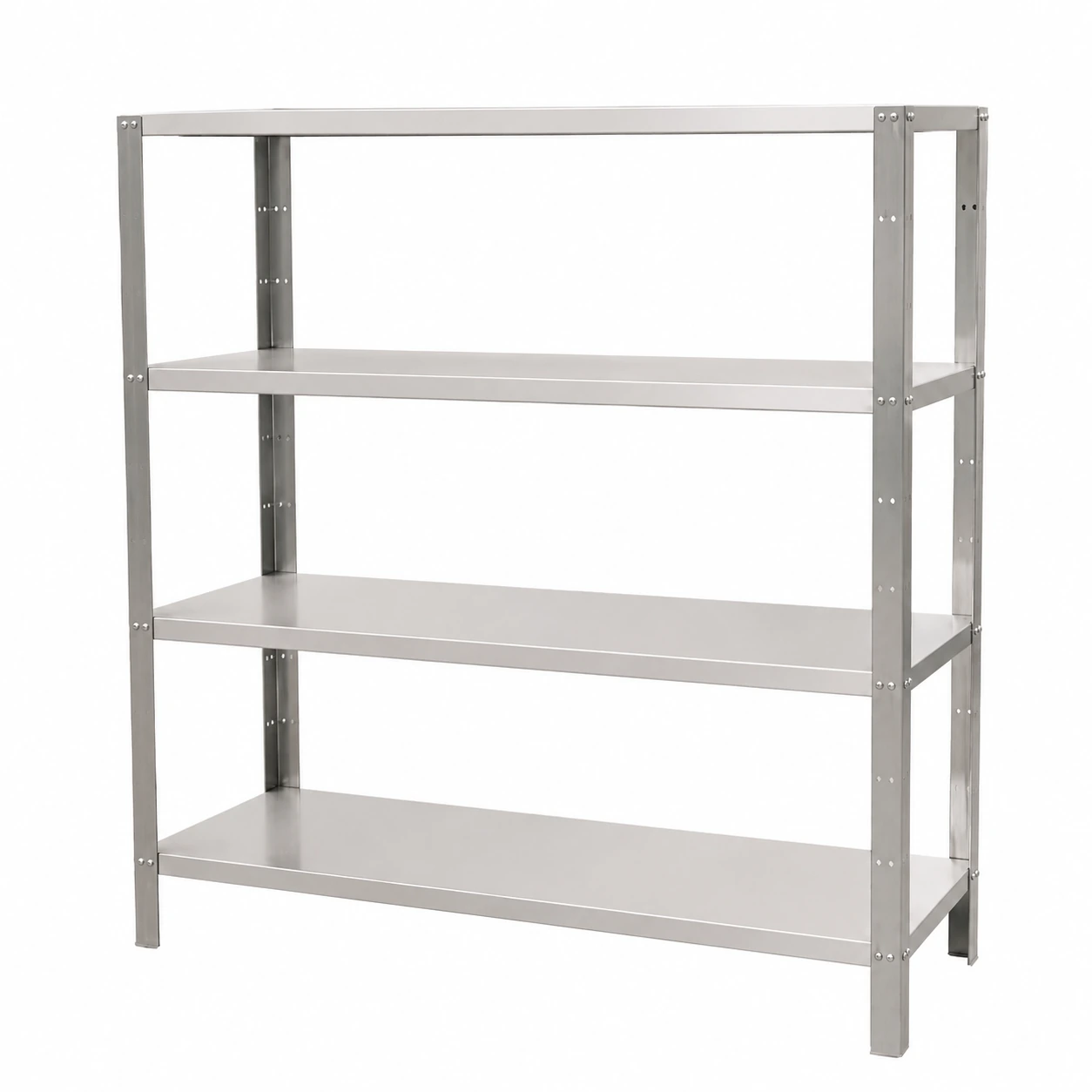 ZZSCFGHJ four-layer stainless steel shelf with square legs
